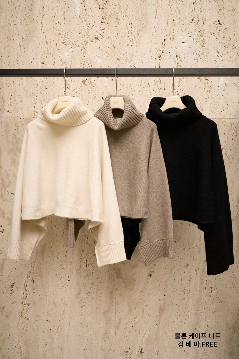 BLOSSOM東大門直郵女士新品26春季人氣職業休閑針織衫披肩BLOSSOM針織衫