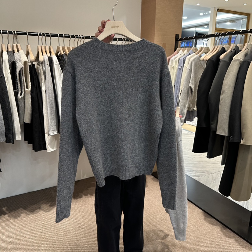 LE BUTTER東大門代購女士新款時尚職業人氣熱賣針織衫浣熊LE BUTTER針織衫圖色3
