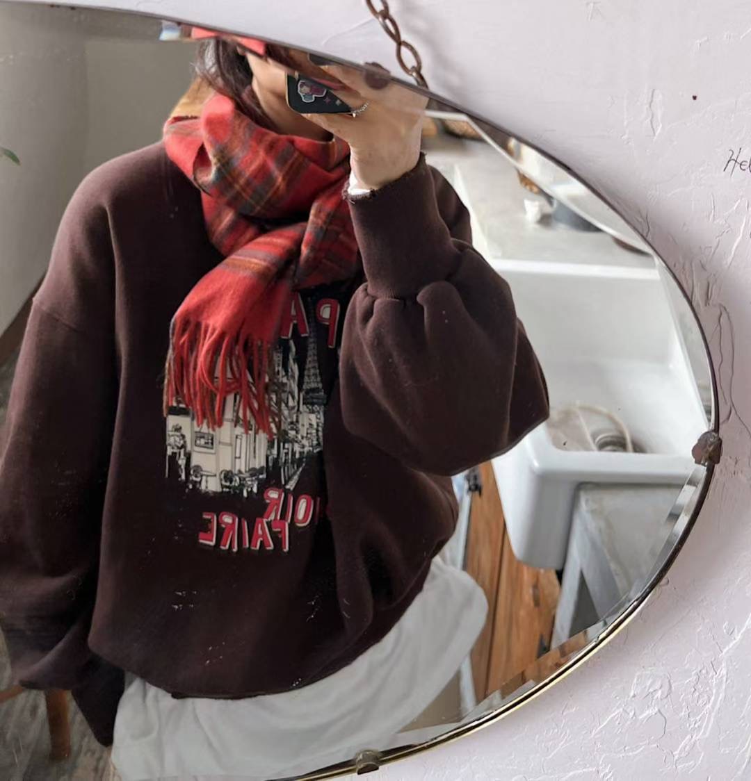 LAGRASS韓國直郵女裝新品人氣職業休閑熱賣時尚26春夏圍巾披肩LAGRASS圍巾/披肩圖色1