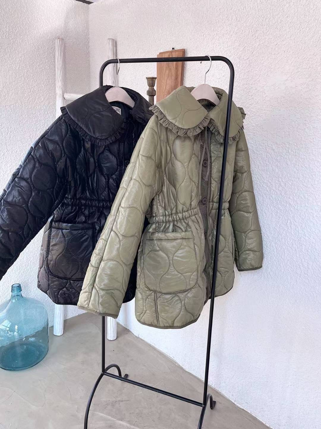 LAGRASS東大門實拍女裝新品熱賣時尚職業推薦人氣長款棉服LAGRASS長款棉服