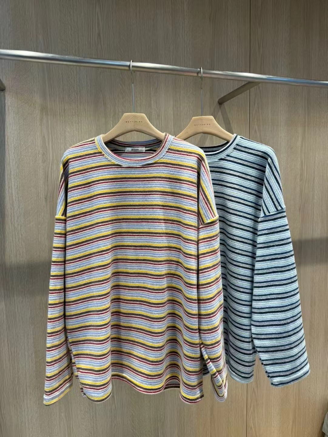 ARLOW東大門代購女裝新品人氣26春夏職業熱賣休閑長袖T恤ARLOW長袖T恤圖色2左二色