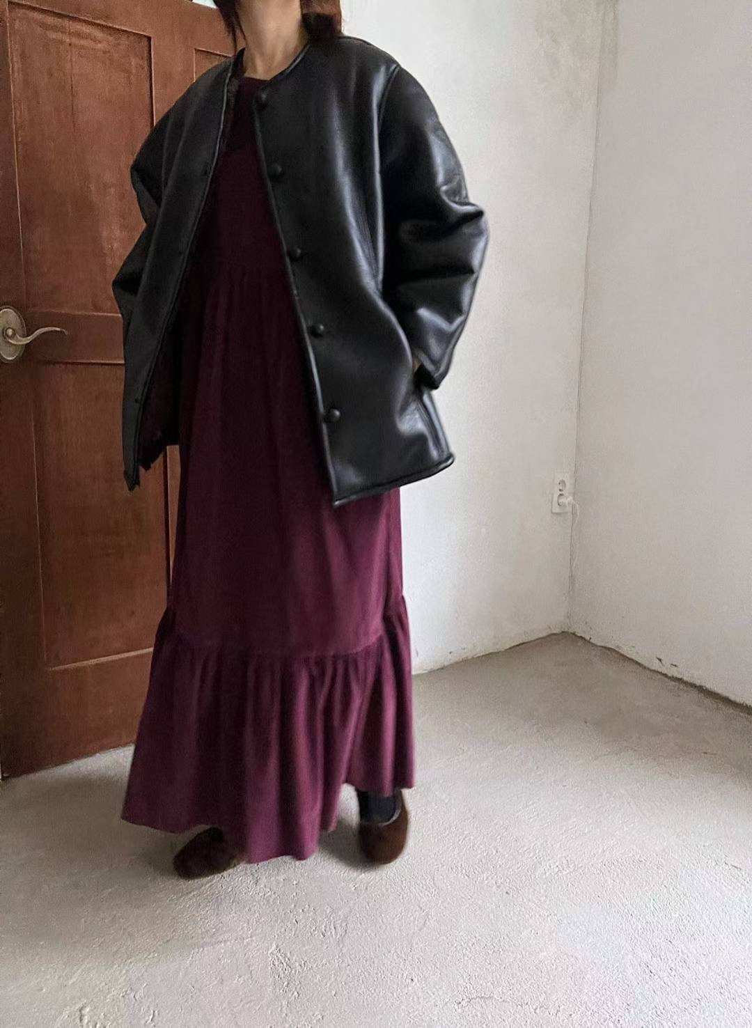 LAGRASS韓國直郵女士新款休閑真品職業熱賣連衣裙不含圍巾LAGRASS連衣裙