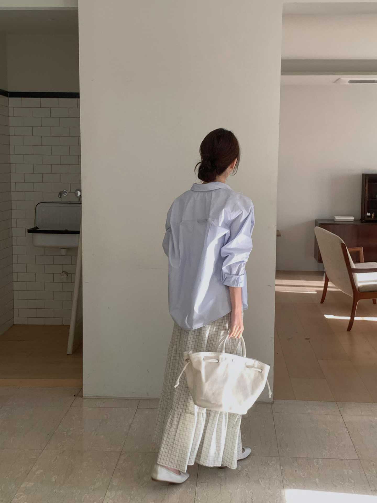 MIELLE-미엘르-OT韓國直郵女裝新品熱賣休閑職業長裙系帶MIELLE-미엘르-OT長裙