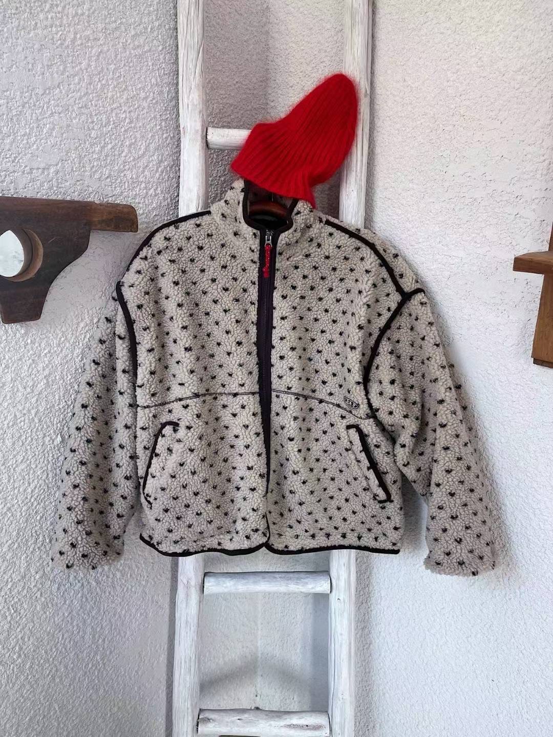 LAGRASS東大門實拍女裝新品26春夏熱賣時尚真品夾克含帽子LAGRASS夾克圖色1