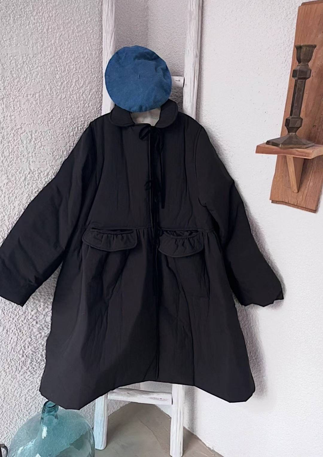 LAGRASS韓國代購女士新款推薦26春夏人氣時尚長款棉服含帽子LAGRASS長款棉服圖色1