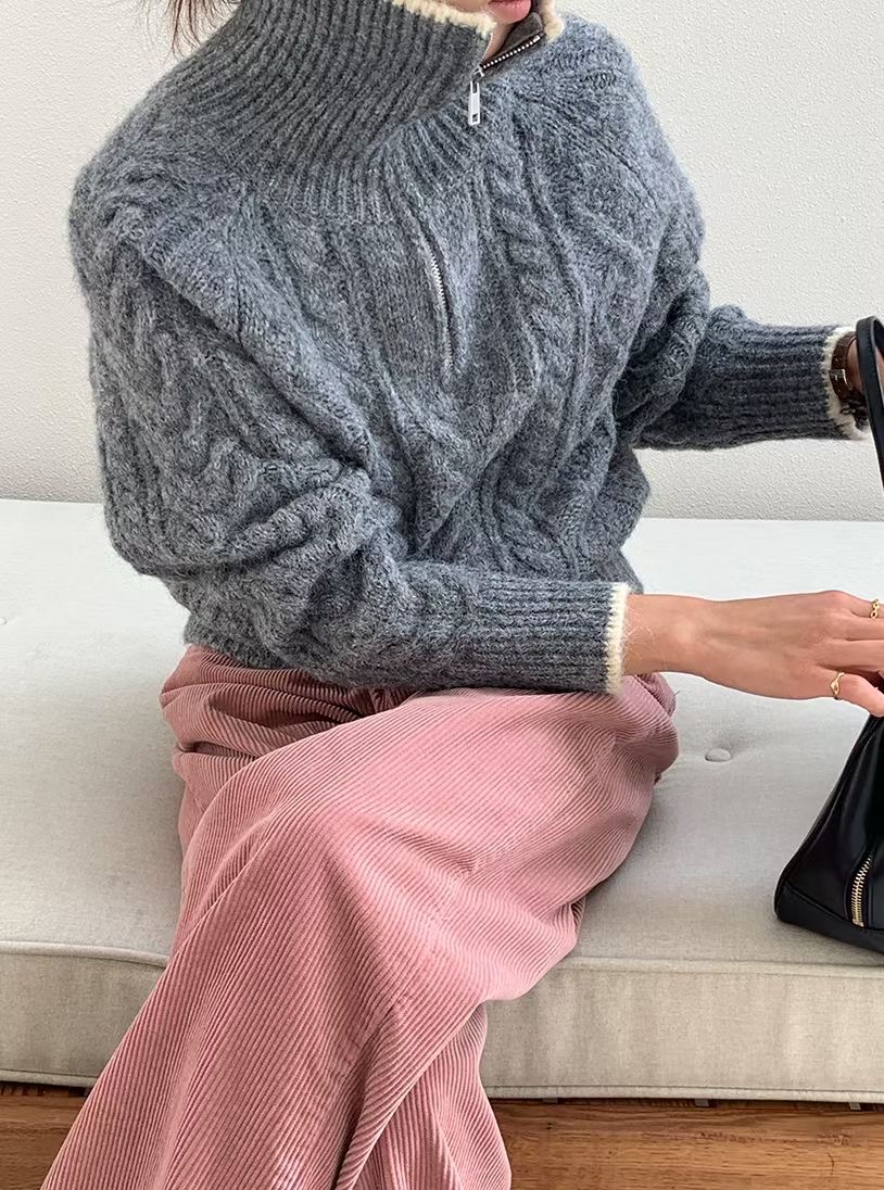 BLUSHER東大門直郵女士新款人氣時尚真品推薦職業休閑針織衫BLUSHER針織衫