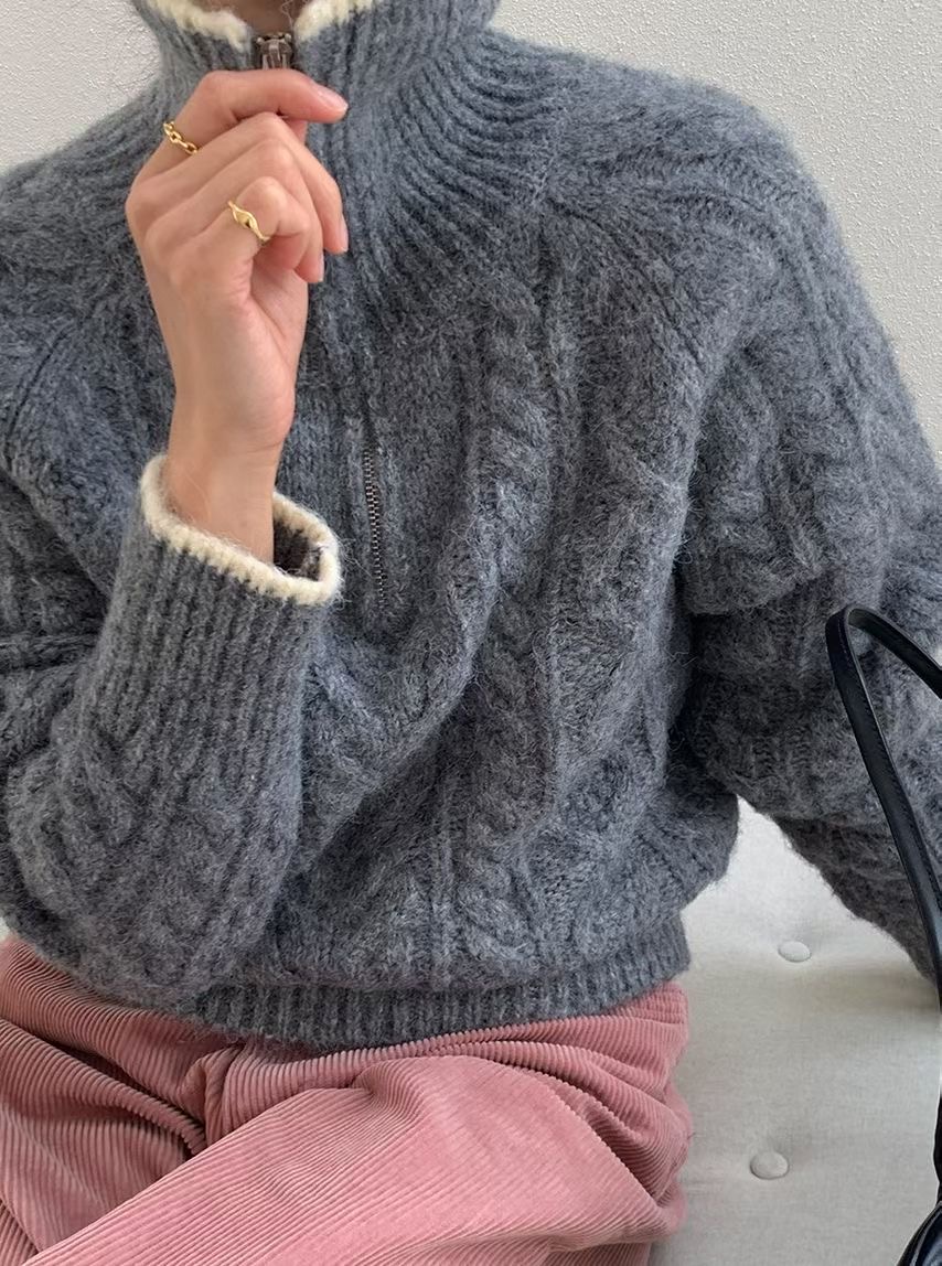 BLUSHER東大門直郵女士新款人氣時尚真品推薦職業休閑針織衫BLUSHER針織衫