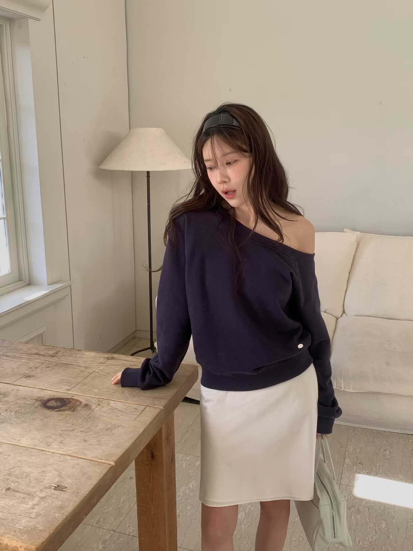 MIELLE-미엘르-OT韓國代購女士新款職業休閑真品熱賣衛衣MIELLE-미엘르-OT衛衣