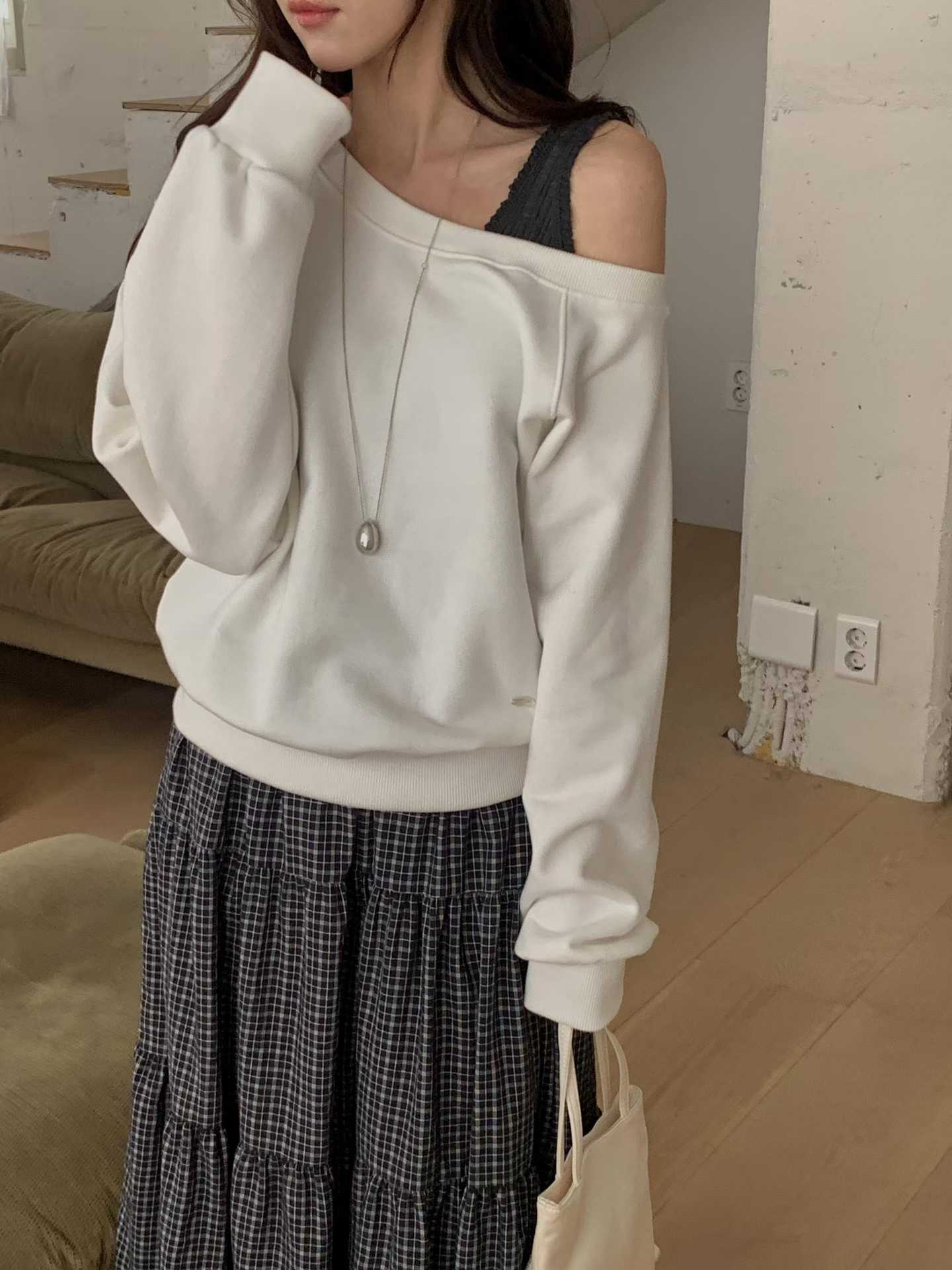 MIELLE-미엘르-OT韓國代購女士新款職業休閑真品熱賣衛衣MIELLE-미엘르-OT衛衣圖色1