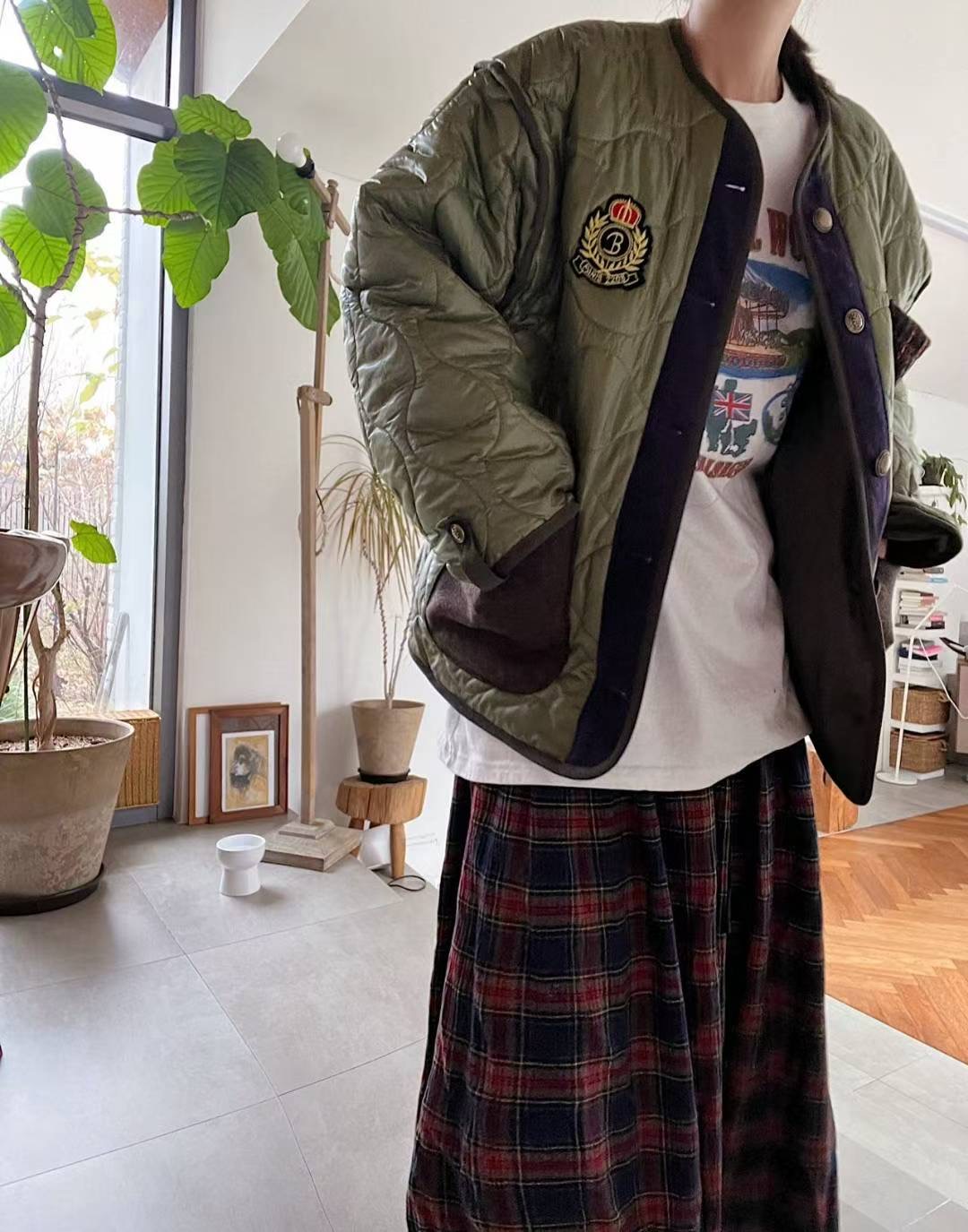 LAGRASS東大門代購女士新品熱賣職業26春夏時尚短款棉服填充LAGRASS短款棉服