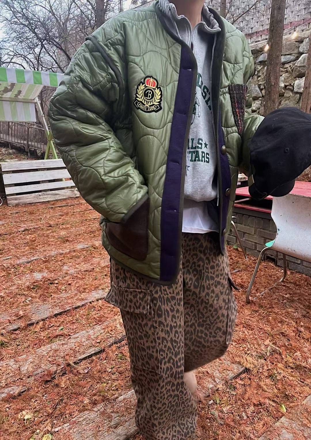 LAGRASS東大門代購女士新品熱賣職業26春夏時尚短款棉服填充LAGRASS短款棉服