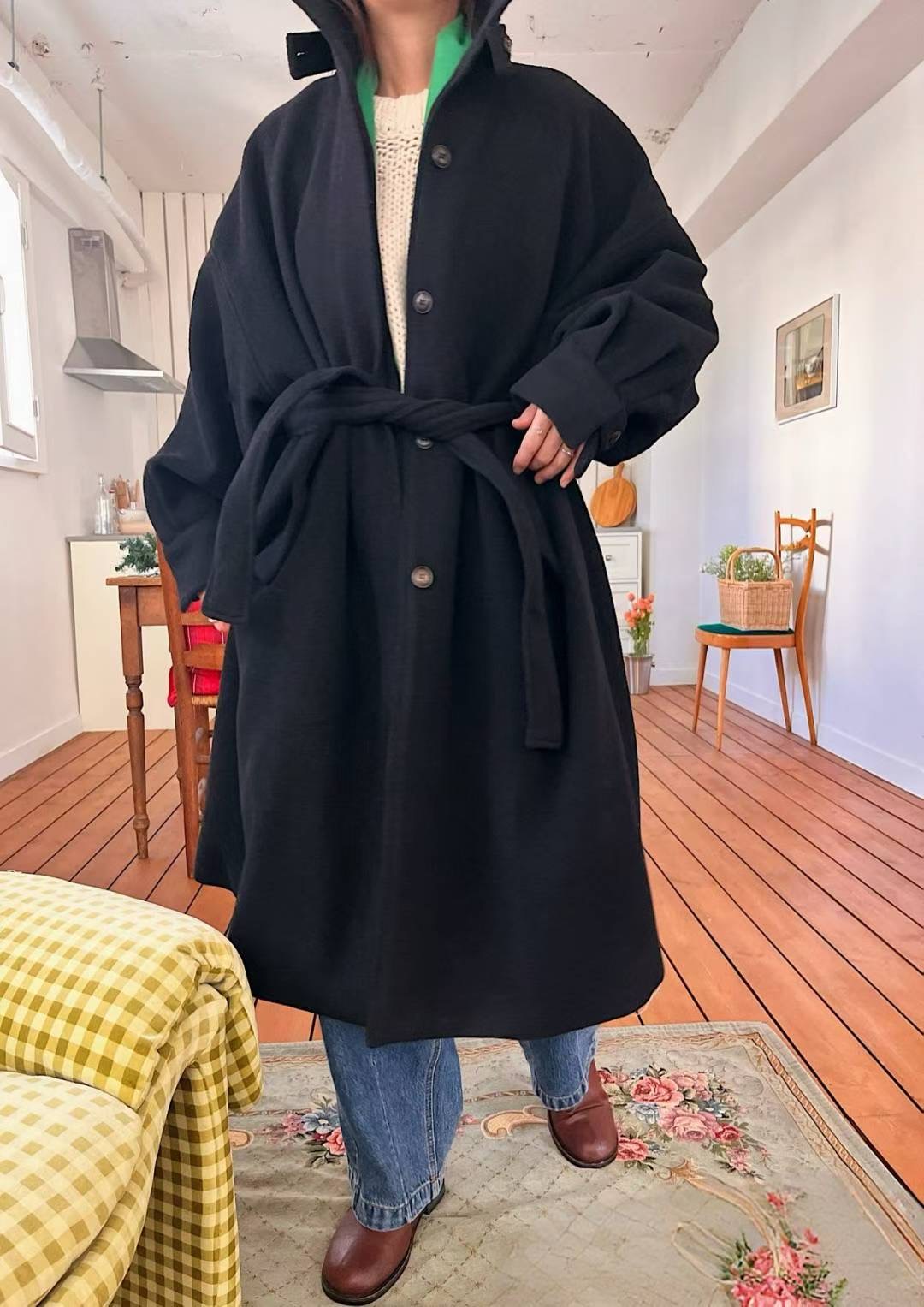 LAGRASS東大門直郵女士新款時尚26春夏推薦中長款大衣含腰帶LAGRASS中長款大衣