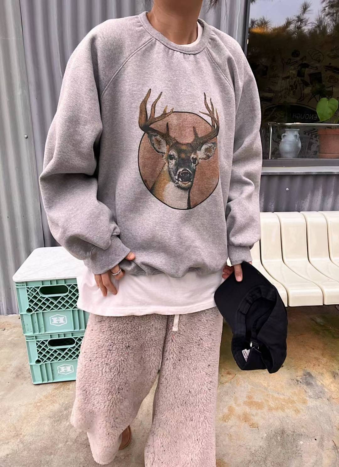 LAGRASS韓國直郵女裝新款時尚真品人氣休閑職業推薦26春夏衛衣LAGRASS衛衣