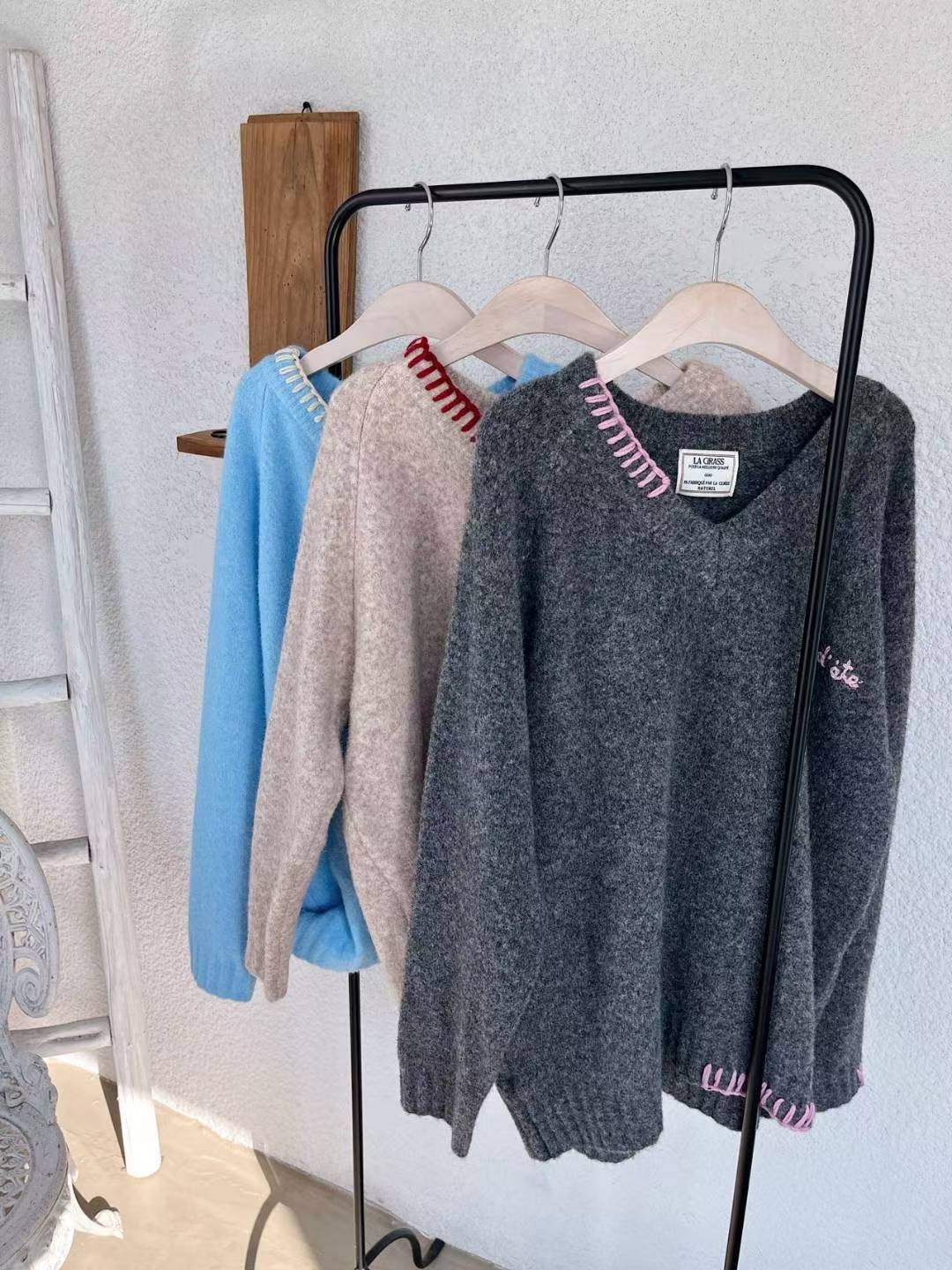 LAGRASS東大門實拍女裝新款26春夏真品職業推薦熱賣針織衫LAGRASS針織衫