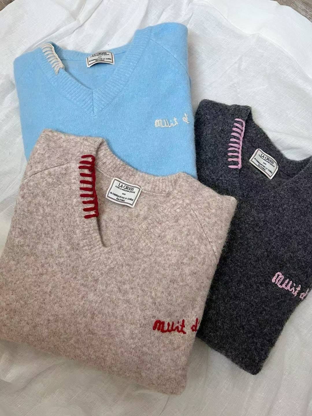 LAGRASS東大門實拍女裝新款26春夏真品職業推薦熱賣針織衫LAGRASS針織衫