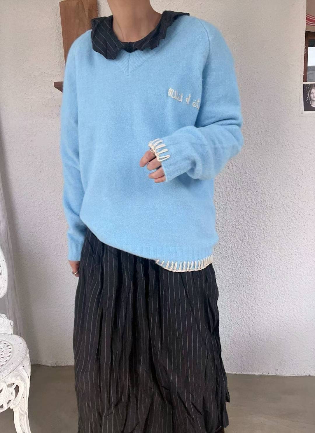 LAGRASS東大門實拍女裝新款26春夏真品職業推薦熱賣針織衫LAGRASS針織衫圖色2