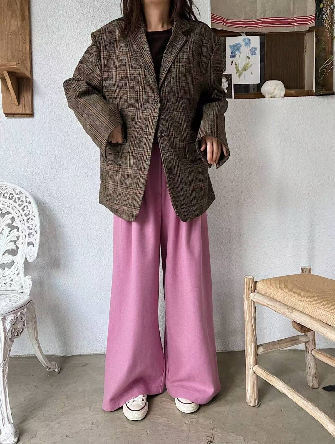 LAGRASS韓國直郵女裝新款26春夏休閑人氣職業熱賣推薦休閑褲LAGRASS休閑褲