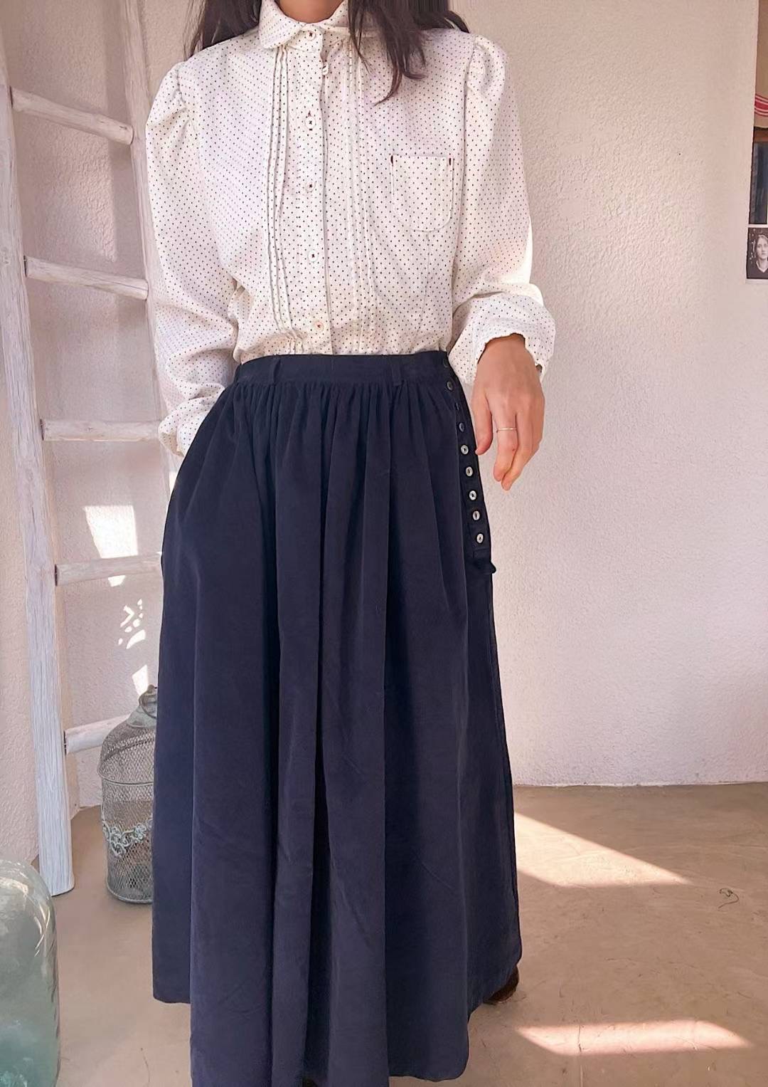 LAGRASS韓國直郵女士新款推薦休閑真品時尚熱賣長裙燈芯絨LAGRASS長裙圖色2