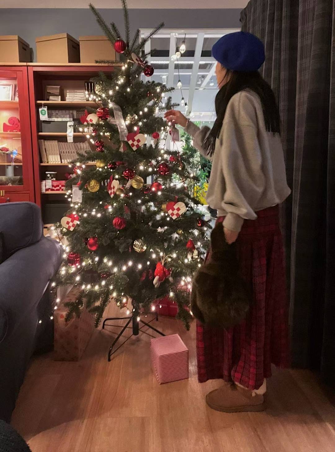 LAGRASS東大門直郵女士新品職業時尚真品熱賣人氣長裙格子LAGRASS長裙