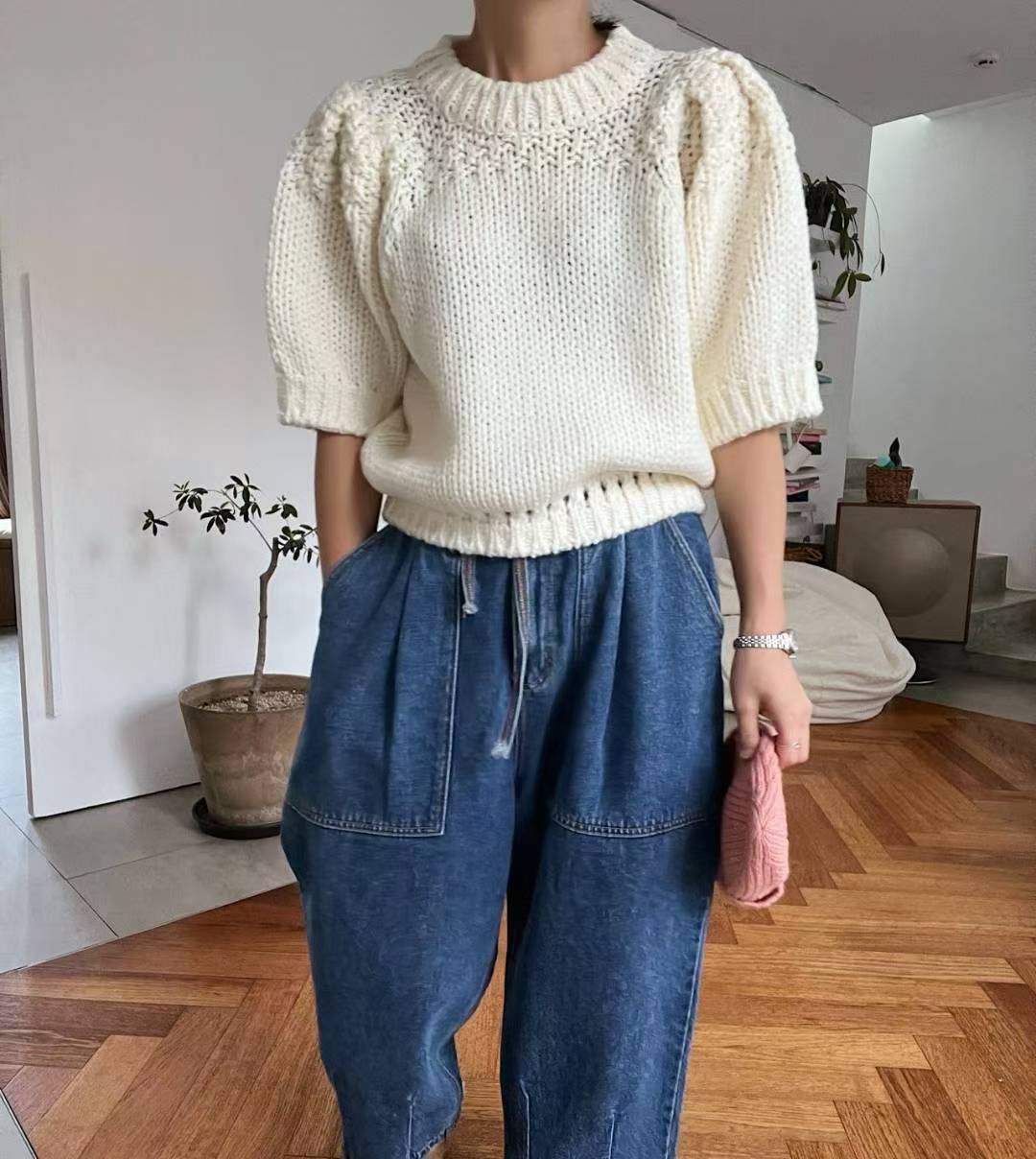 LAGRASS東大門實拍女士新品人氣時尚休閑26春夏熱賣針織衫LAGRASS針織衫圖色1