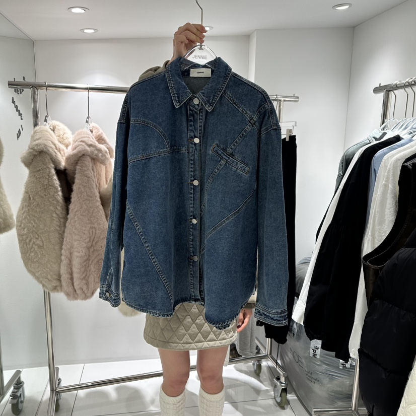 JENNIE韓國代購女裝新款真品人氣推薦休閑職業襯衫蕾絲衫JENNIE/VENEFIT襯衫/蕾絲衫圖色1