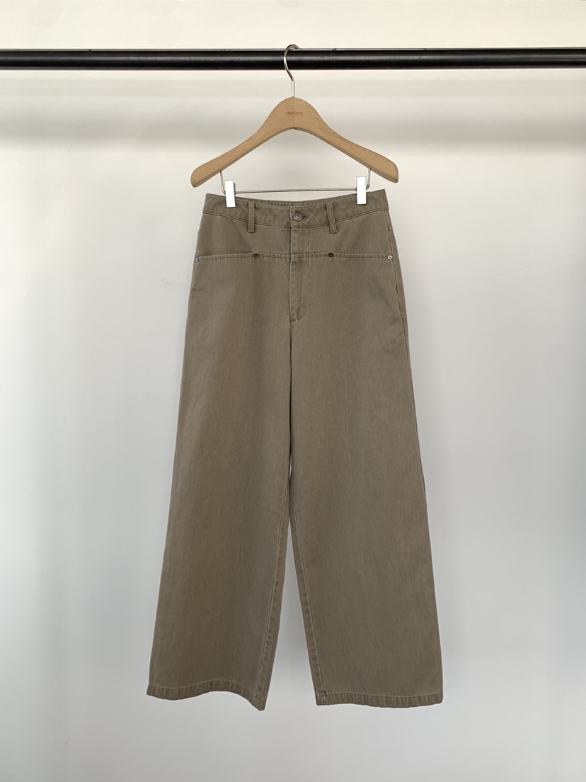 UNDERSON東大門代購女士新款人氣真品職業休閑26春夏休閑褲UNDERSON休閑褲圖色1