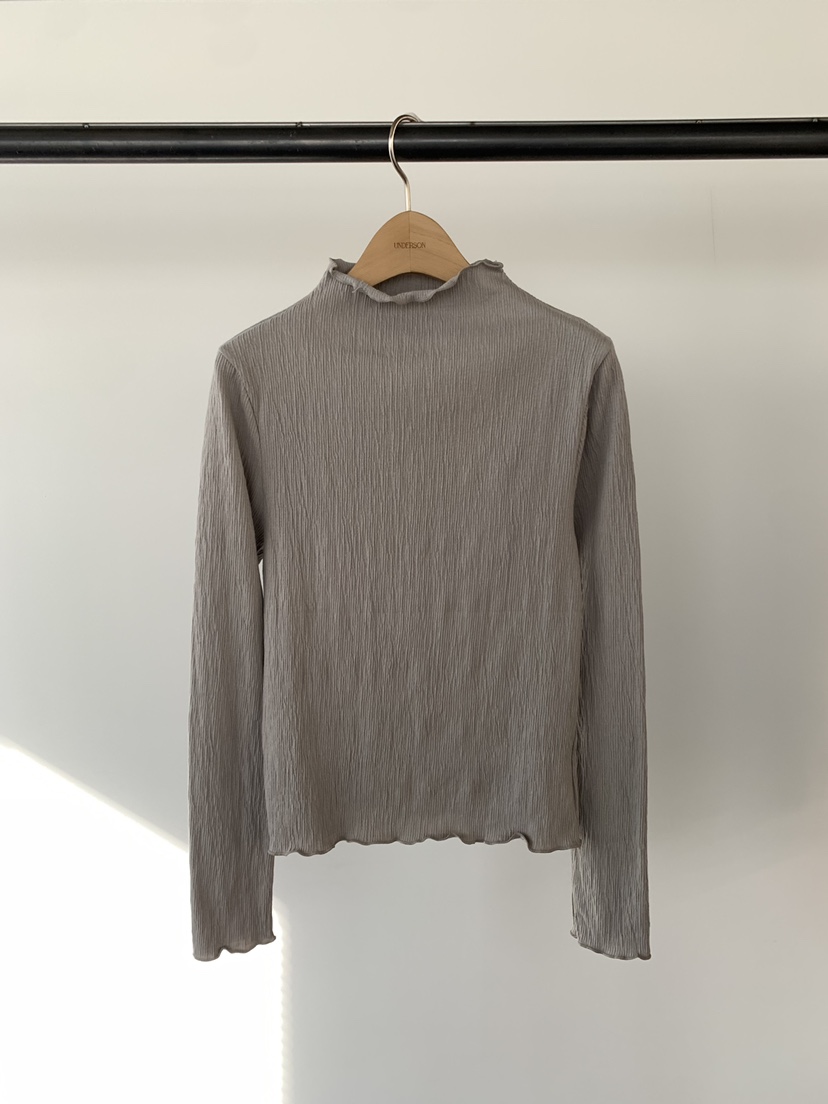 UNDERSON東大門直郵女裝新品推薦休閑真品職業熱賣長袖T恤UNDERSON長袖T恤圖色2