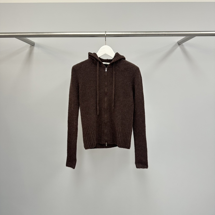 WATER/RIVER韓國代購女士新品時尚真品職業26春夏針織衫拉鏈WATER/RIVER針織衫圖色2