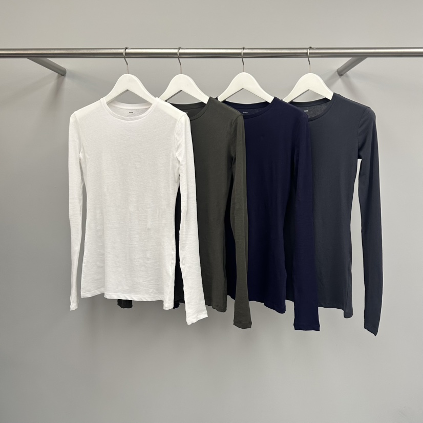 WATER/RIVER韓國直郵女裝新品真品人氣推薦熱賣長袖T恤透視WATER/RIVER長袖T恤