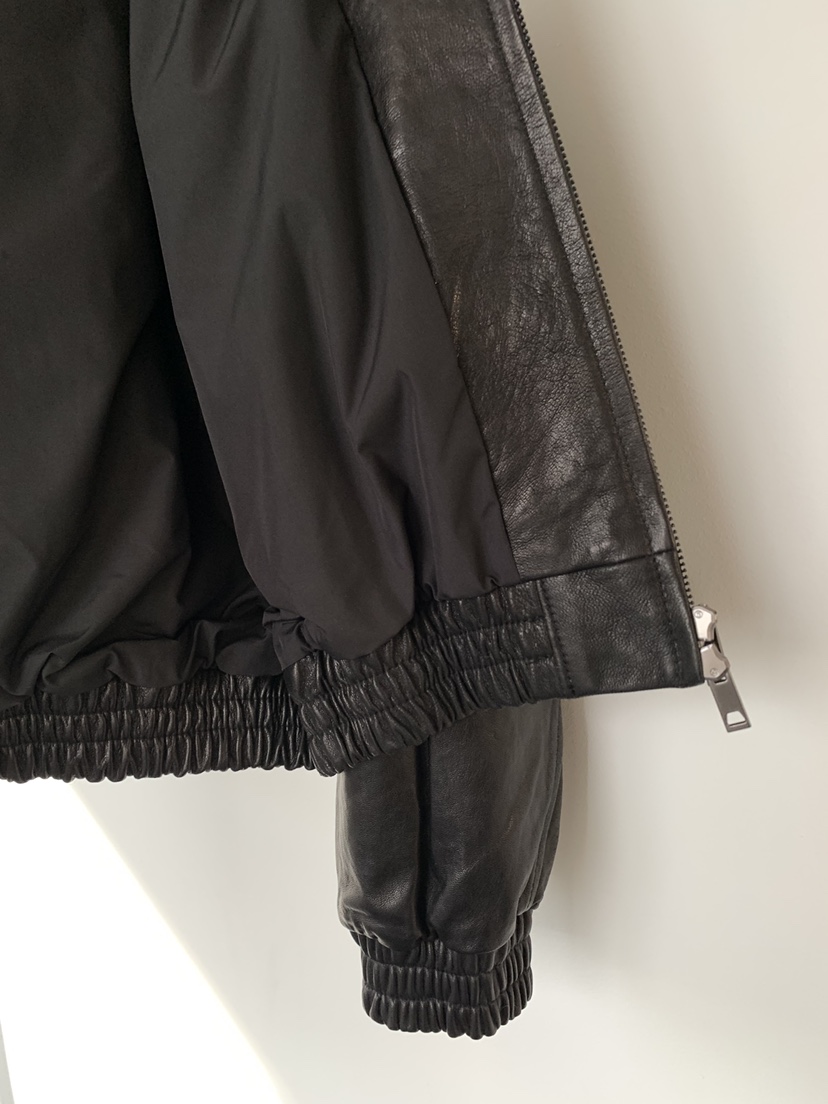 UNDERSON東大門代購女裝新品26春夏職業休閑推薦皮衣皮革UNDERSON皮衣