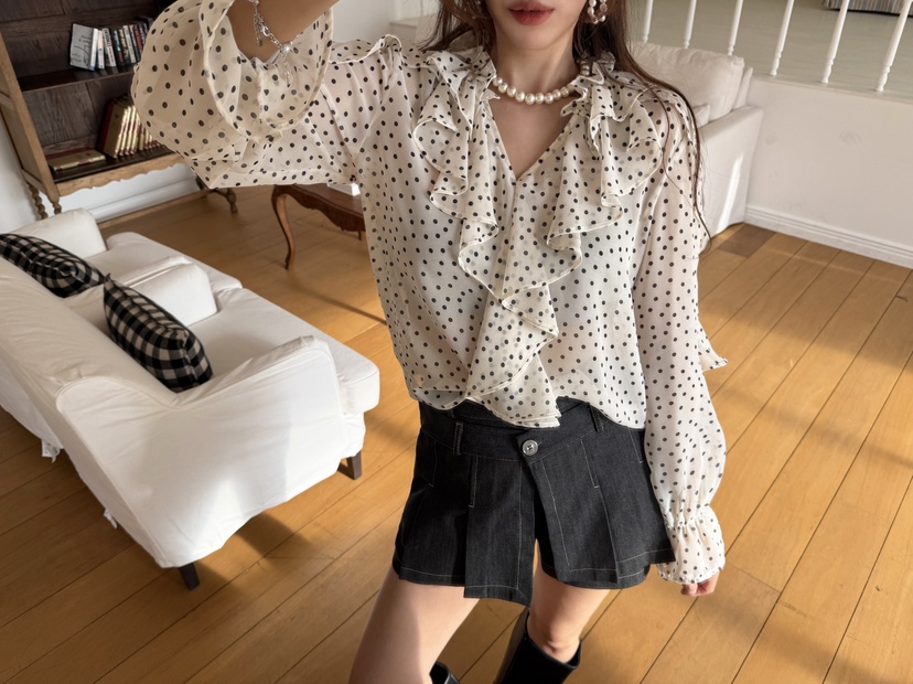 MOSMOS東大門直郵女士新款時尚真品推薦休閑熱賣襯衫蕾絲衫MOSMOS襯衫/蕾絲衫