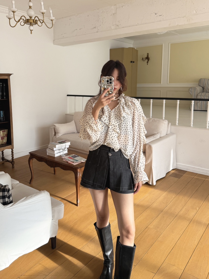 MOSMOS東大門直郵女士新款時尚真品推薦休閑熱賣襯衫蕾絲衫MOSMOS襯衫/蕾絲衫