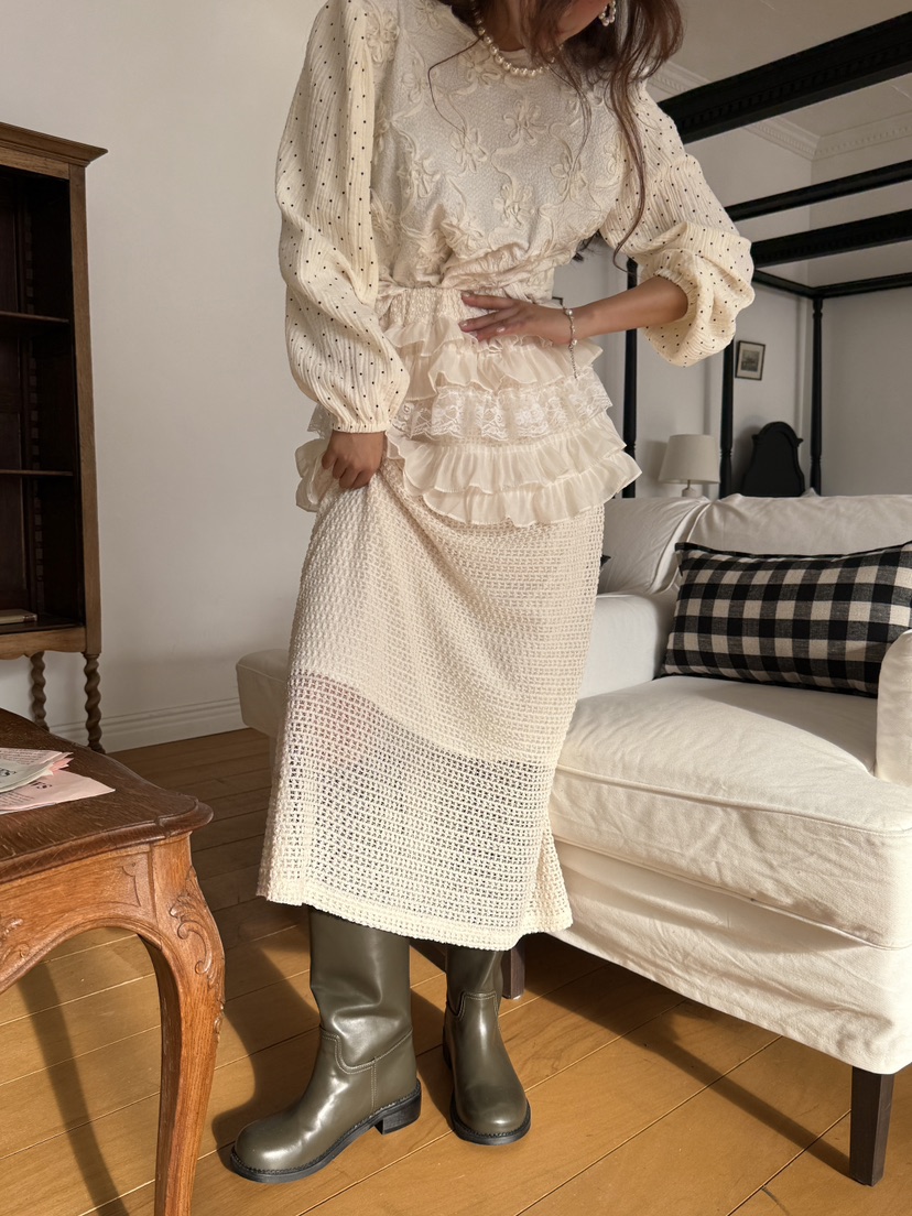 MOSMOS東大門實拍女士新款熱賣真品時尚推薦人氣職業長裙MOSMOS長裙