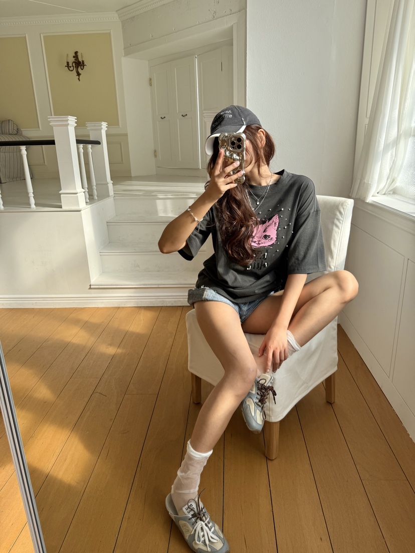 MOSMOS東大門實拍女裝新品推薦熱賣休閑時尚人氣26春夏T恤MOSMOST恤