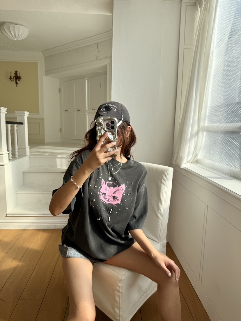 MOSMOS東大門實拍女裝新品推薦熱賣休閑時尚人氣26春夏T恤MOSMOST恤