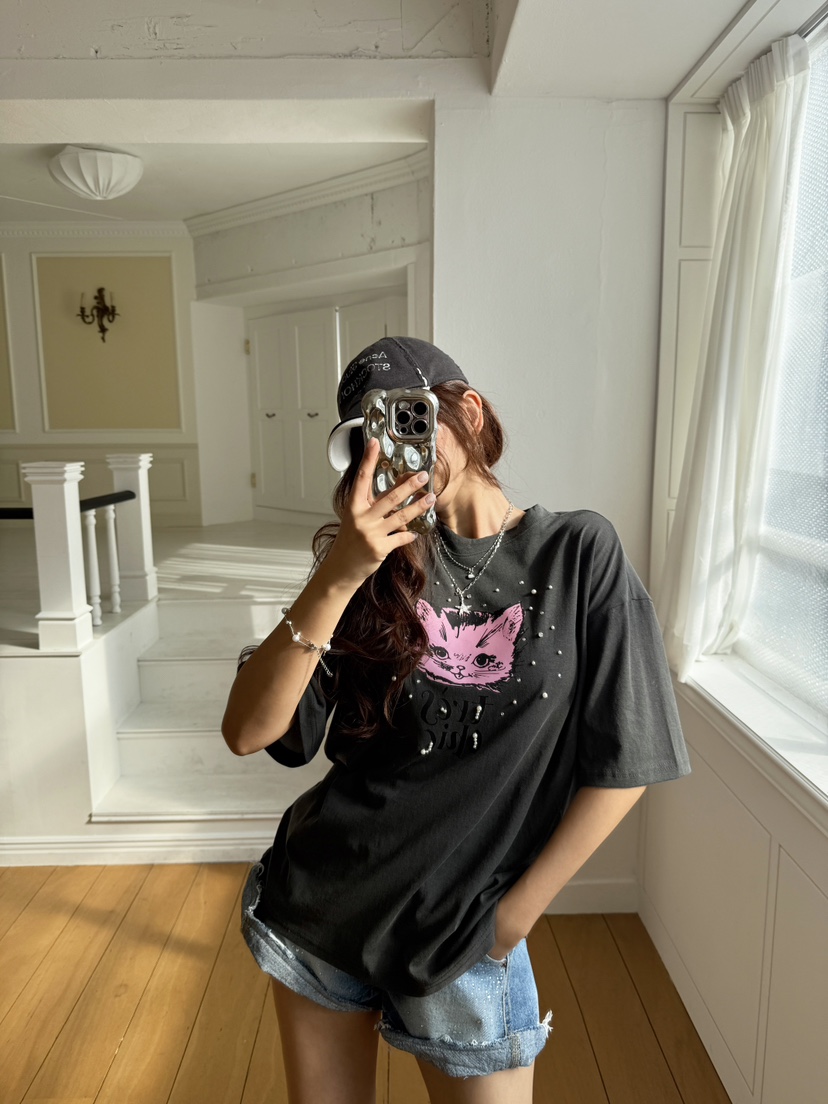 MOSMOS東大門實拍女裝新品推薦熱賣休閑時尚人氣26春夏T恤MOSMOST恤