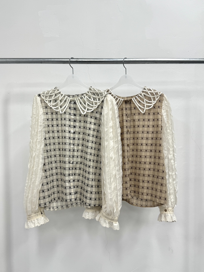 MOSMOS韓國代購女士新品推薦人氣職業時尚真品襯衫蕾絲衫MOSMOS襯衫/蕾絲衫