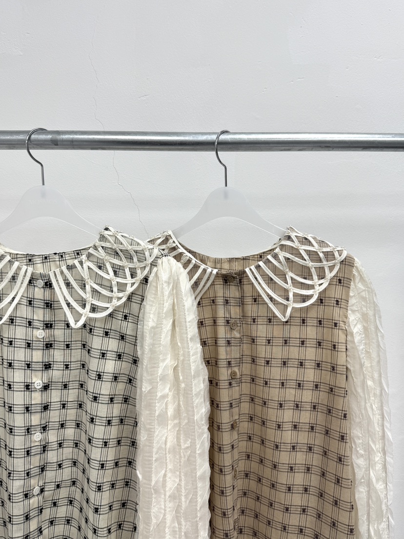 MOSMOS韓國代購女士新品推薦人氣職業時尚真品襯衫蕾絲衫MOSMOS襯衫/蕾絲衫