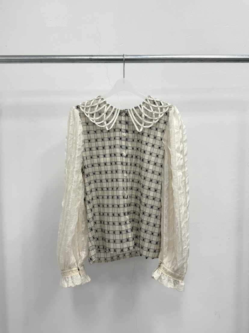 MOSMOS韓國代購女士新品推薦人氣職業時尚真品襯衫蕾絲衫MOSMOS襯衫/蕾絲衫圖色1