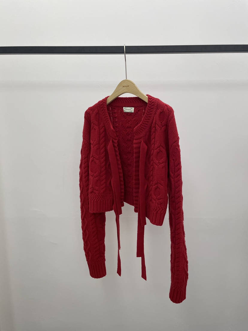 MOVENNE東大門實拍女士新款休閑推薦26春夏時尚針織衫羊毛MOVENNE針織衫