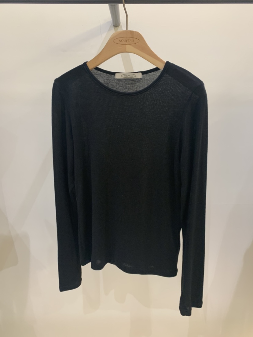 NOUVEAU東大門直郵女士新款時尚真品人氣職業長袖T恤細羊毛NOUVEAU長袖T恤圖色5