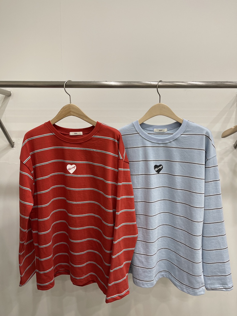 FIFTY東大門實拍女士新款休閑真品時尚職業熱賣26春夏長袖T恤FIFTY長袖T恤