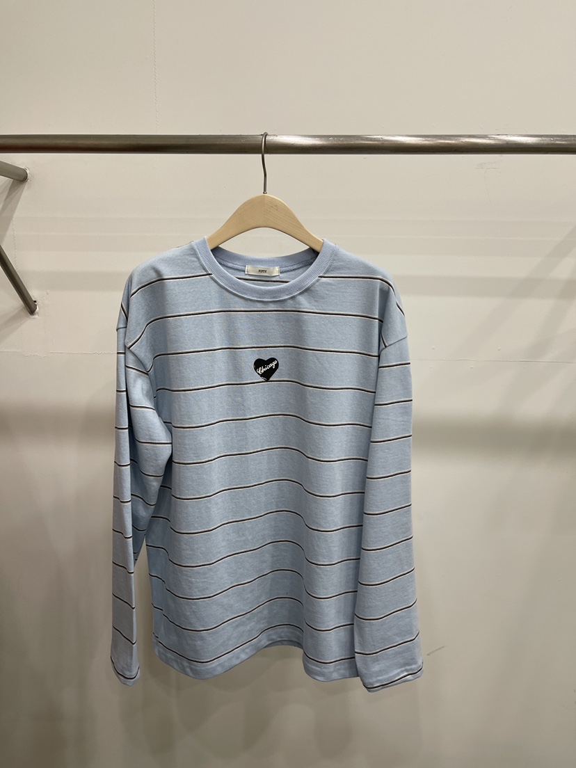 FIFTY東大門實拍女士新款休閑真品時尚職業熱賣26春夏長袖T恤FIFTY長袖T恤圖色2