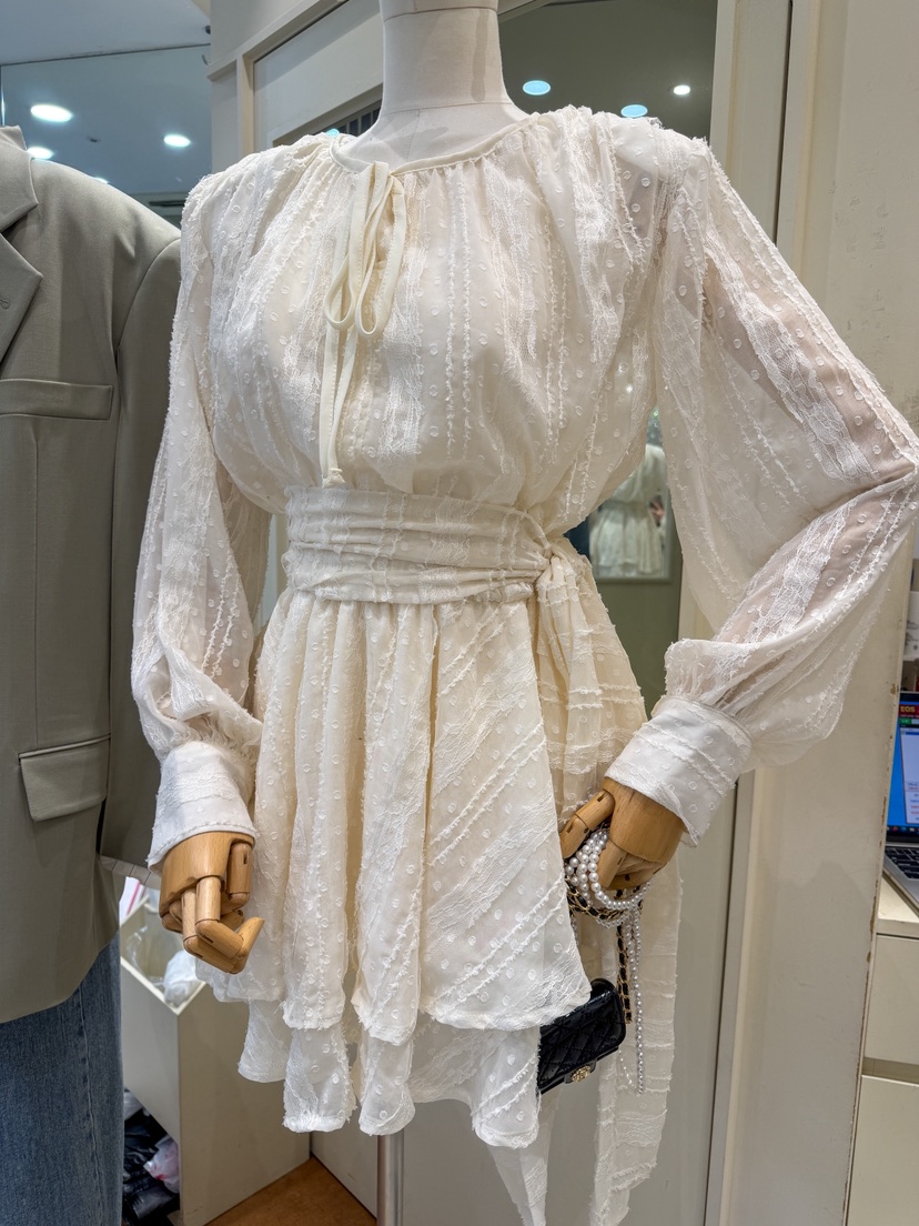 81 MARKET-L東大門代購女裝新品職業真品熱賣連衣裙含腰帶81 MARKET-L連衣裙