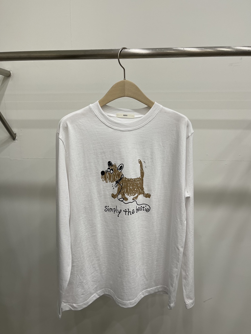 FIFTY東大門實拍女裝新款休閑職業人氣熱賣26春夏長袖T恤FIFTY長袖T恤圖色1