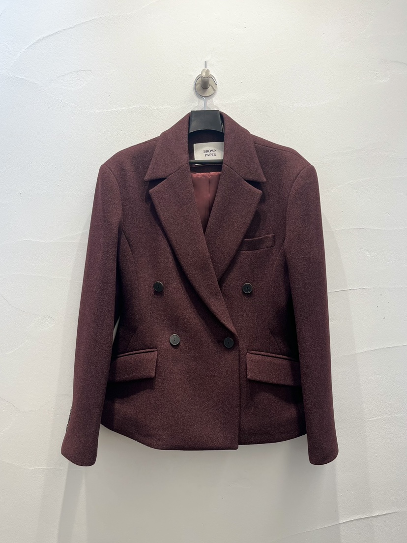 BROWN PAPER-S韓國代購女裝新品休閑人氣推薦時尚夾克羊毛BROWN PAPER-S夾克圖色2
