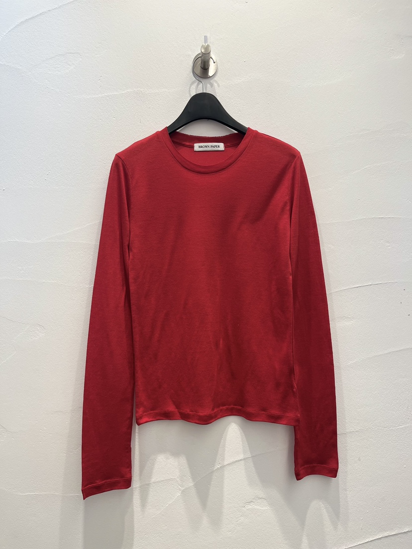 BROWN PAPER-S韓國直郵女裝新品熱賣26春夏推薦長袖T恤BROWN PAPER-S長袖T恤圖色1