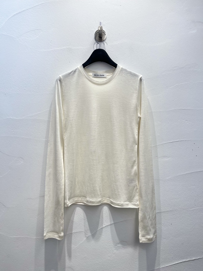 BROWN PAPER-S韓國直郵女裝新品熱賣26春夏推薦長袖T恤BROWN PAPER-S長袖T恤圖色2