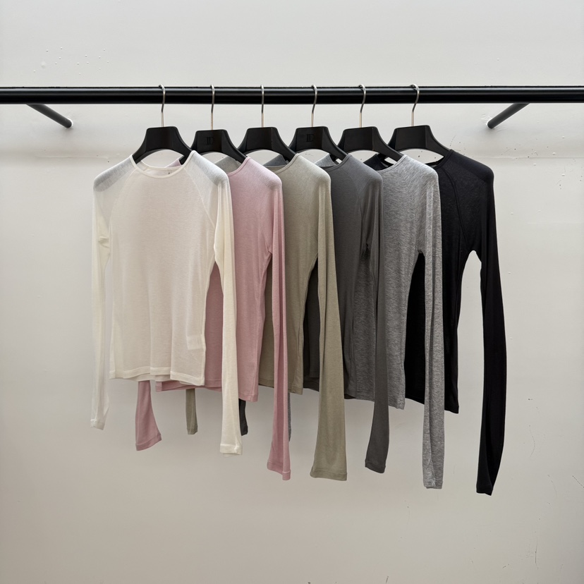 ID東大門直郵女裝新品職業人氣休閑時尚熱賣推薦長袖T恤插肩ID長袖T恤