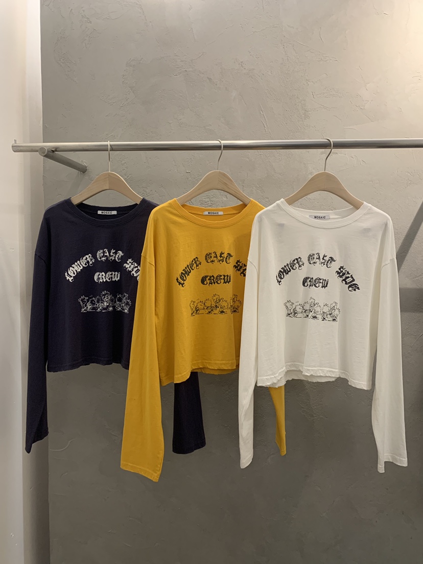 MOSAIC東大門實拍女士新品休閑推薦26春夏人氣熱賣長袖T恤MOSAIC長袖T恤